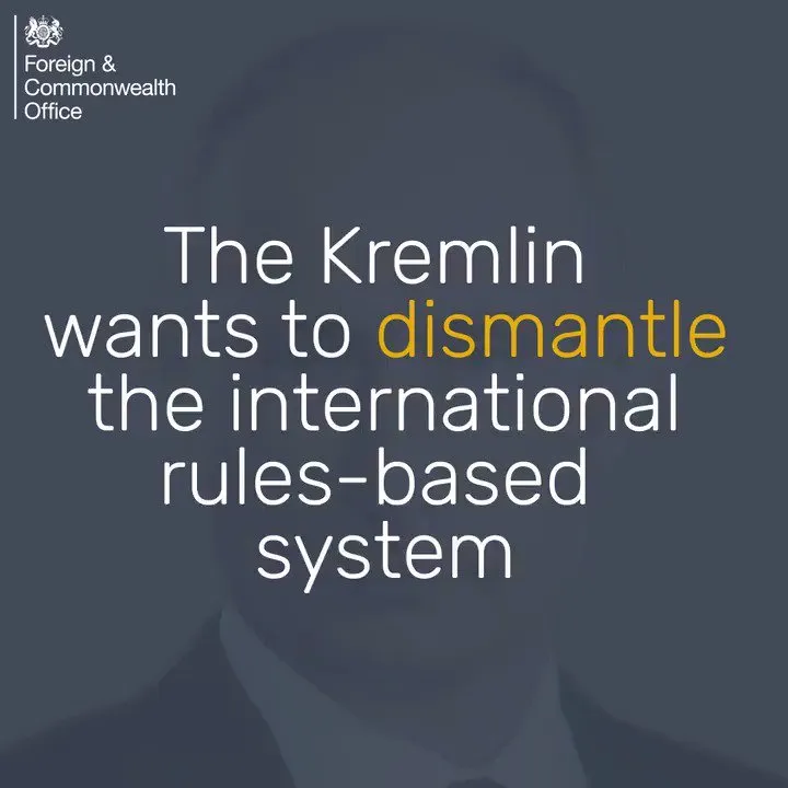 «Кремль хочет разрушить существующую систему миропорядка». В Британии наглядно показали «работу и цели российской агрессии»