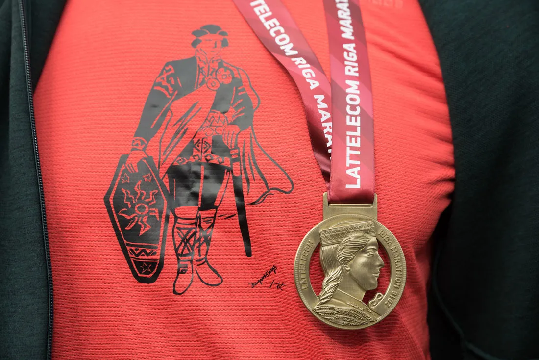 Финиш: на Рижском марафоне разворовали сотни медалей