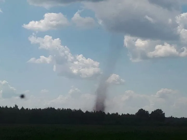 Второй смерч за неделю: теперь уже в Бауском крае