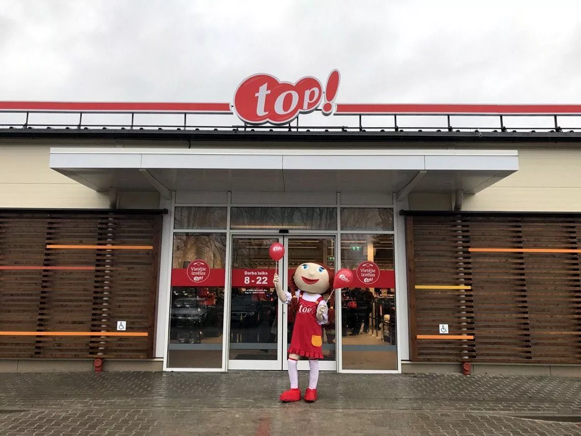 Vietējā kapitāla veikalu tīkls “top!” paplašinās