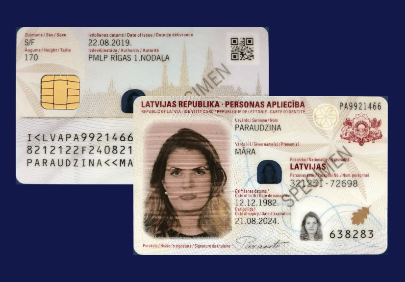 Сегодня: в Латвии начали выдавать новые ID-карты
