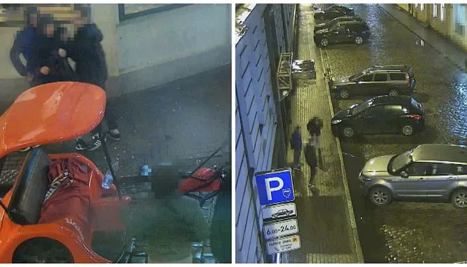 Сорвали злость на припаркованных автомобилях: подростки в Старой Риге устроили погром