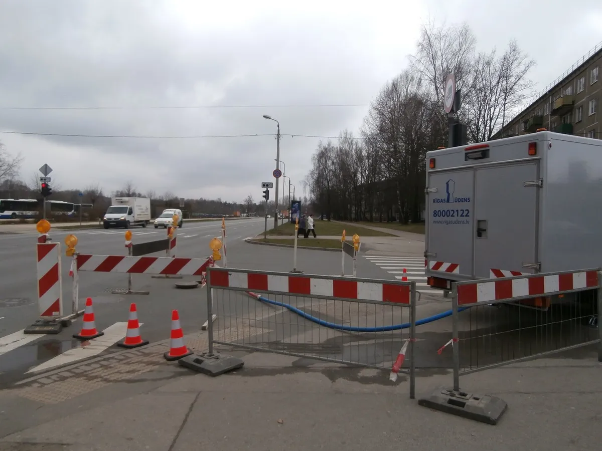 Рижский водопровод обновляется. Rīgas Ūdens призывает рижан к пониманию