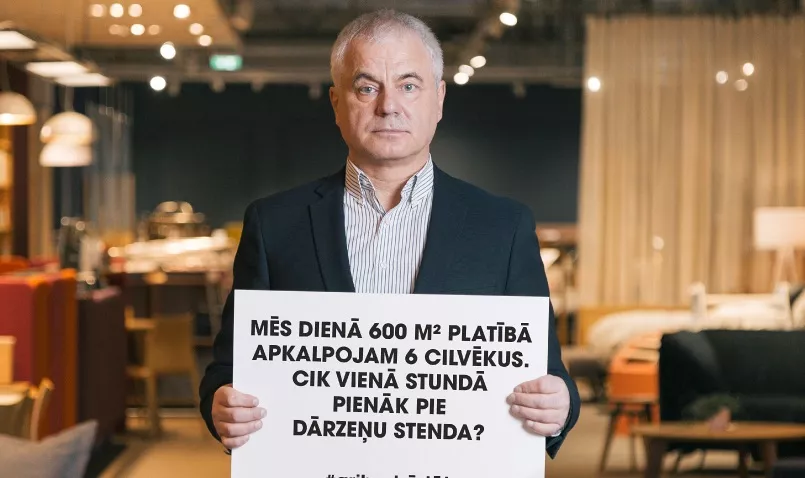 Директор мебельного: наши 600 кв.м за час посещают 6 человек, а сколько за это время подходят в лотку с овощами в продуктовом?