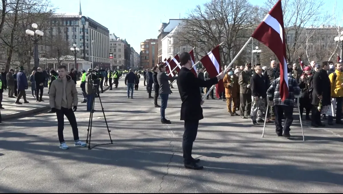 На 16 марта в Риге заявлено одно шествие и возложение цветов; как оценивает ситуацию полиция