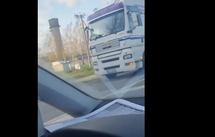 Трагедия в Олайне: грузовик насмерть сбил велосипедиста (ВИДЕО)