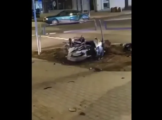 Открыл сезон… В тяжелую аварию в Огре попал мотоциклист «Ямахи» (ВИДЕО)