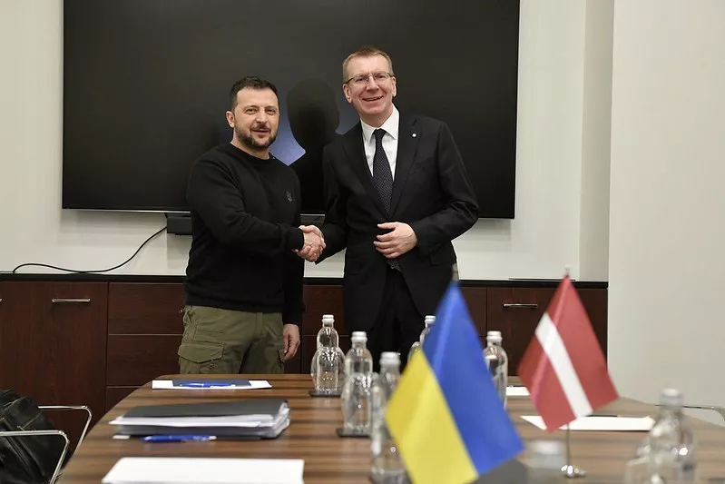 Latvijas un Ukrainas prezidenti vienojas par ilglaicīgu atbalstu un drošības saistībām