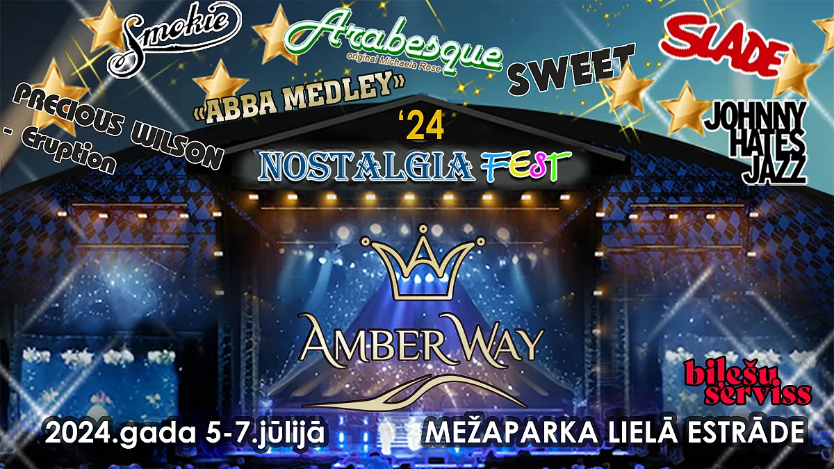Nostalgia Fest 2024: Smokie, Slade, Sweet un citas leģendas