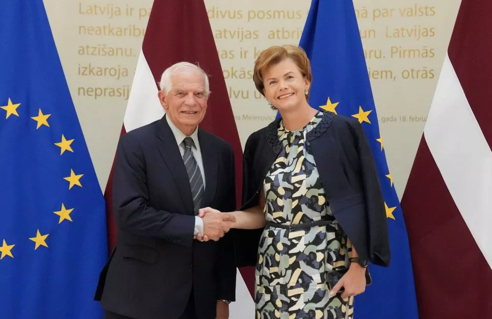 Braže un ES augstais pārstāvis Borels: Atbalsts Ukrainai būs nepieciešams ilgstoši