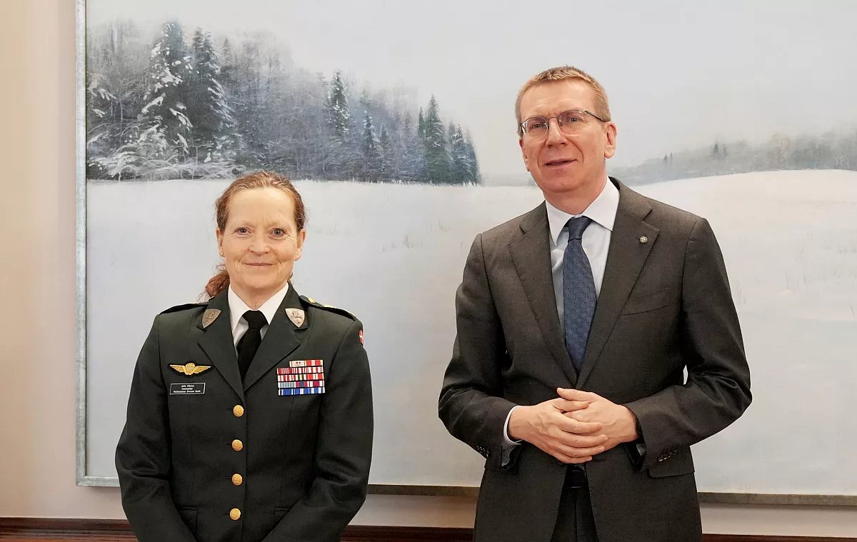 Rinkēvičs: Sabiedroto klātbūtne Latvijā apliecina NATO apņemšanos īstenot atturēšanu pret Krievijas ilgtermiņa draudu