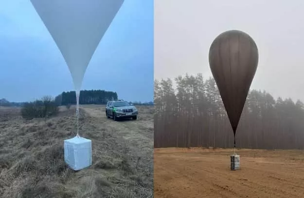 Kontrabandas balonu dēļ naktī trīs lidmašīnas no Viļņas novirzītas uz Kauņu un Rīgu