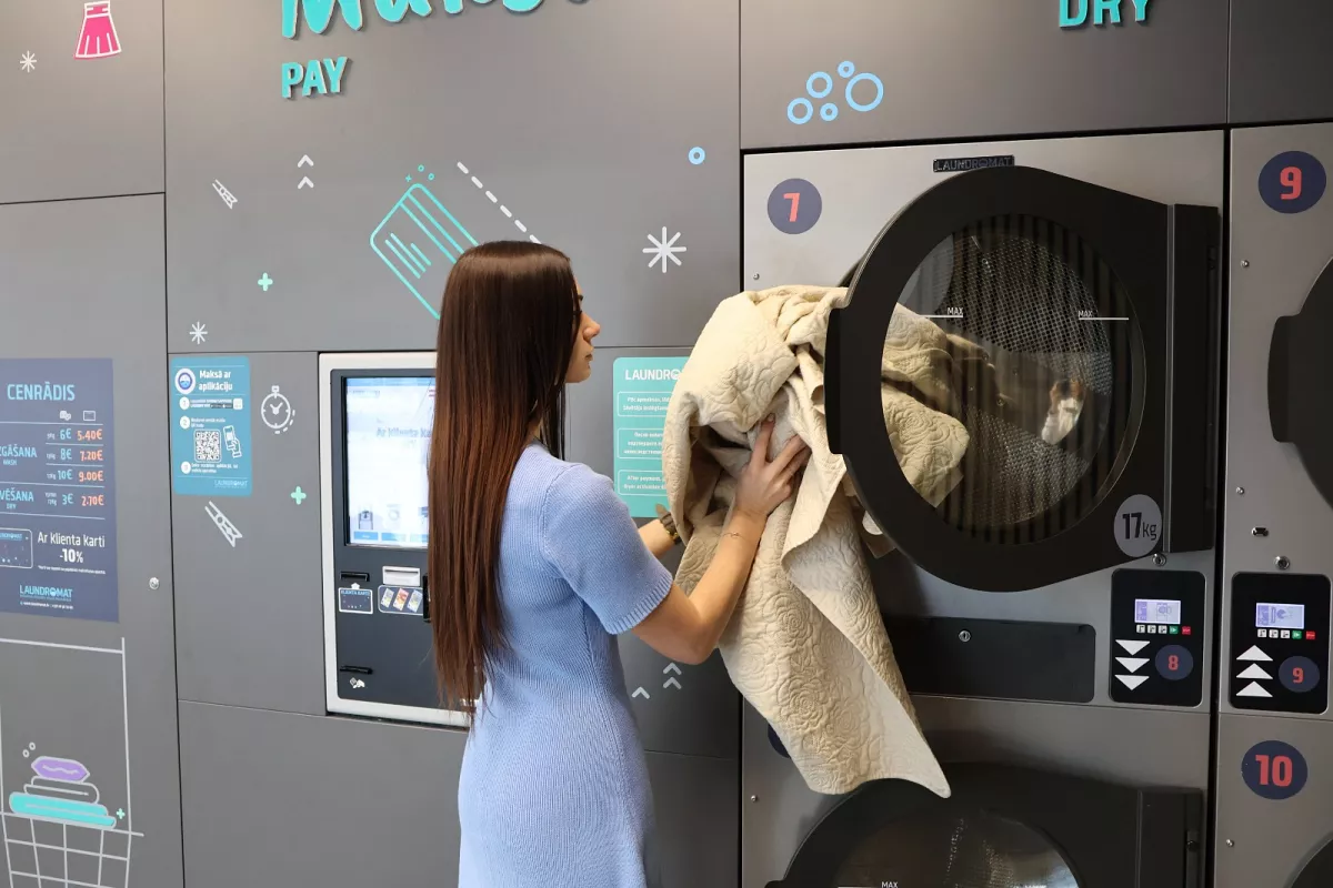 “Laundromat” tīklā jaunums – pašapkalpošanās veļas mazgātava Siguldā