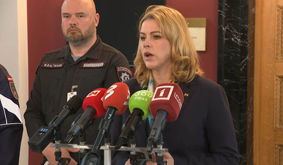 Siliņa neapmierināta ar novēloto šūnapraidi saistībā ar dronu incidentu Rēzeknē