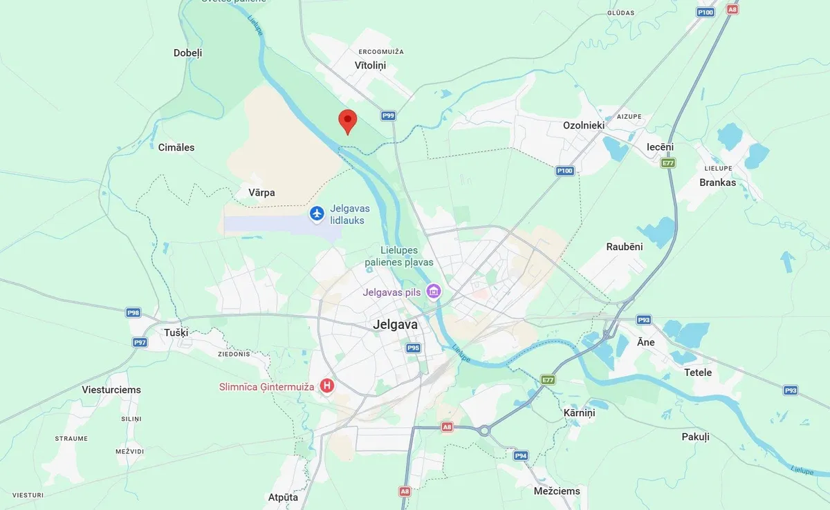 В Елгавском крае заметили ещё один вихрь торнадо. ФОТО