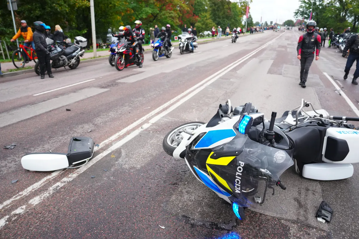 Jelgavā motoparādes laikā kopumā cietuši četri cilvēki