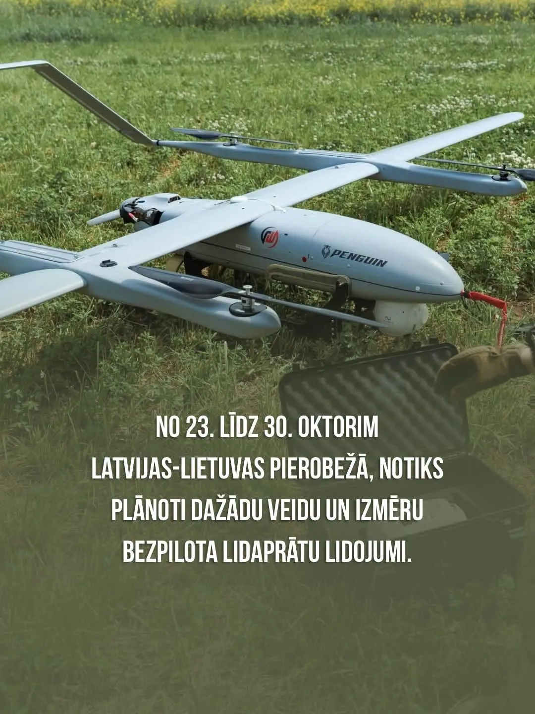 Над приграничьем появятся военные дроны. Армия просит жителей не паниковать