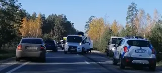 ДТП на Таллинском шоссе у Риги: пробка собирается (ВИДЕО)