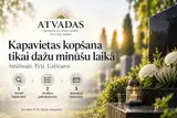 Jauns digitāls serviss ļauj divu minūšu laikā pilnībā tiešsaistē pasūtīt kapavietas kopšanu