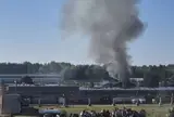 Закрывайте окна: в Олайне пожар рядом с предприятием по переработке опасных отходов