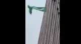 Да это же провокация! Рантниекс об очередном флаге на Вантовом мосту. ВИДЕО