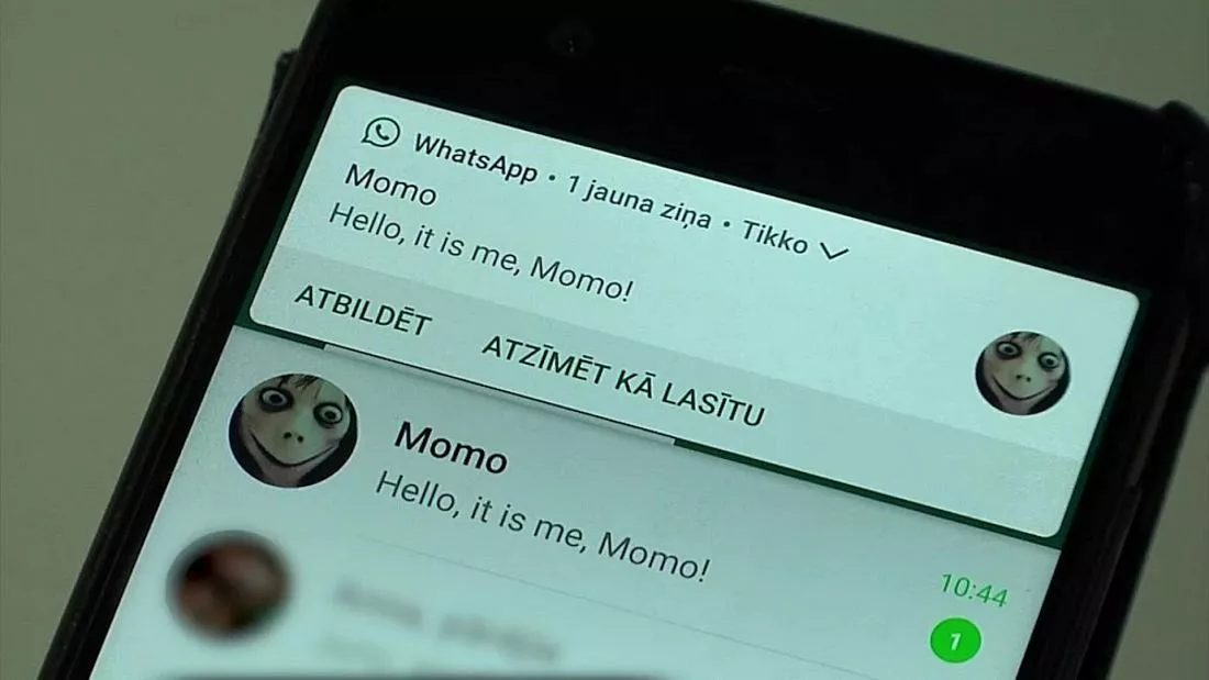 Интернет-игра Момо уже в Латвии: девочка начала резать себе руки