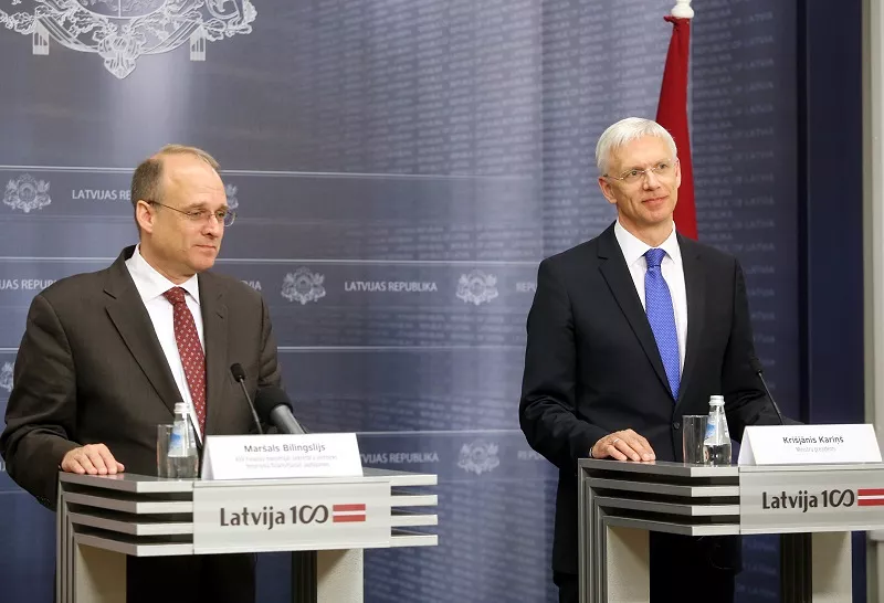 США поддерживают заявленные правительством Кариньша реформы в финансовой системе