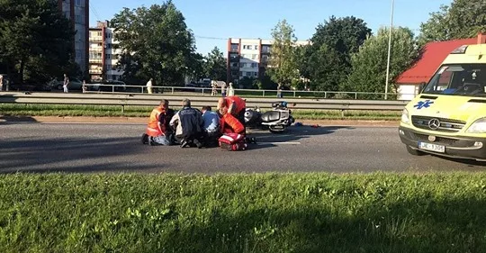 Погоня под Ригой: неадекватный водитель ранил троих полицейских