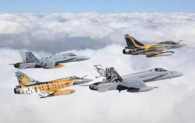 Учения «Ramstein Alloy» в Латвии: более 20 истребителей и вспомогательных самолетов стран НАТО и Финляндии