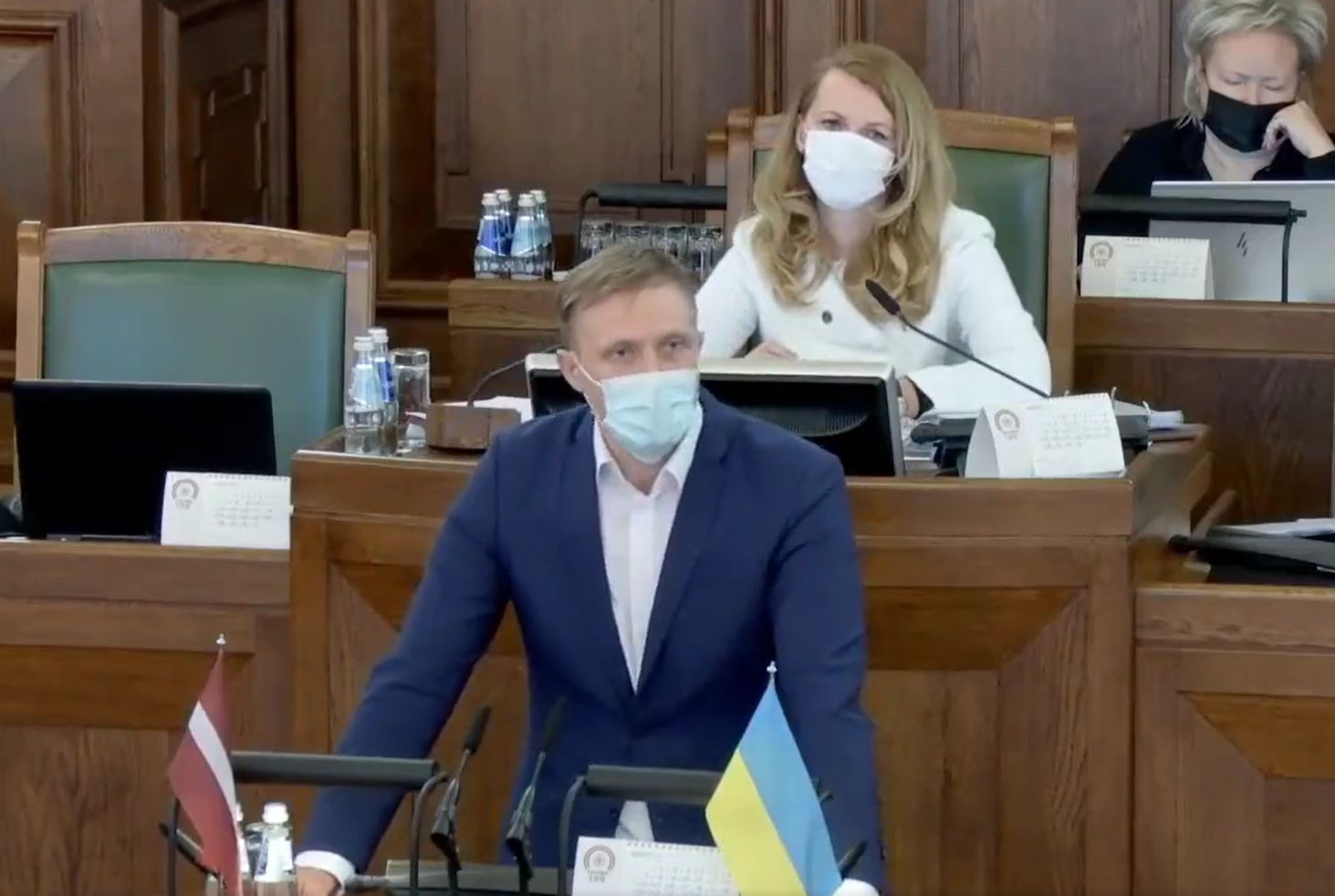 Нам нужно четко провести эту границу — или вы с Латвией или нет: Домбрава с трибуны Сейма обратился к спецслужбам
