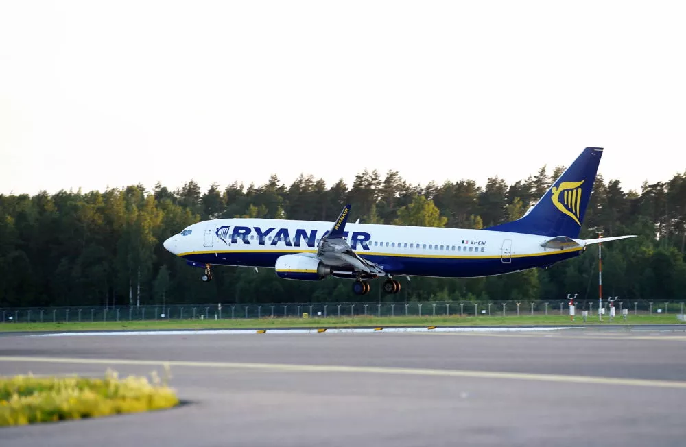 Авиакомпания «Ryanair» базирует в Риге два самолета