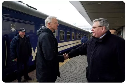 Кариньш прибыл в Киев: ожидается встреча с Зеленским (ФОТО)