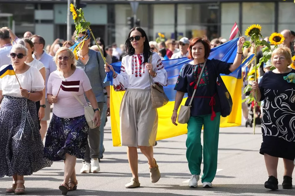 В День независимости Украины украинцы благодарят за поддержку в борьбе за свободу