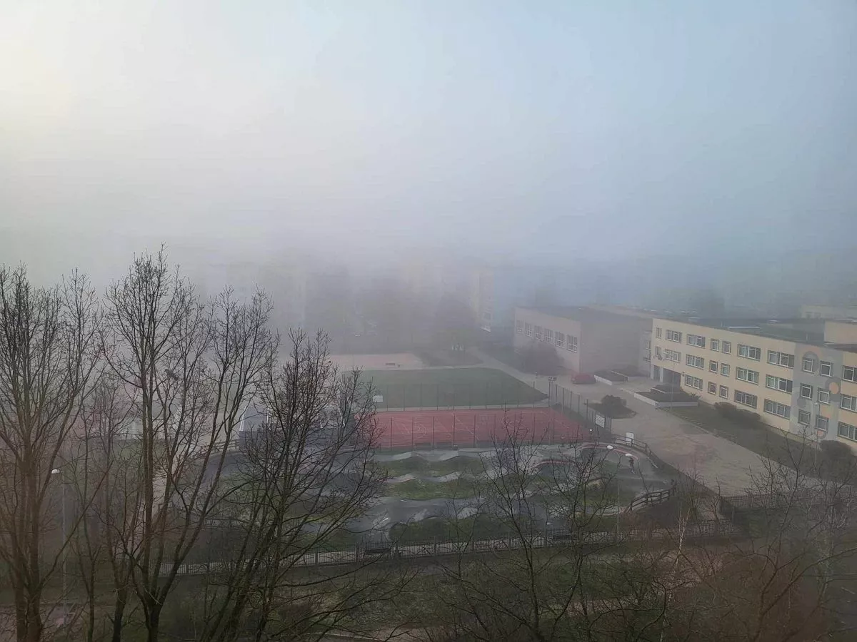 На Ригу опускается густой туман: Плявниеки уже не видно