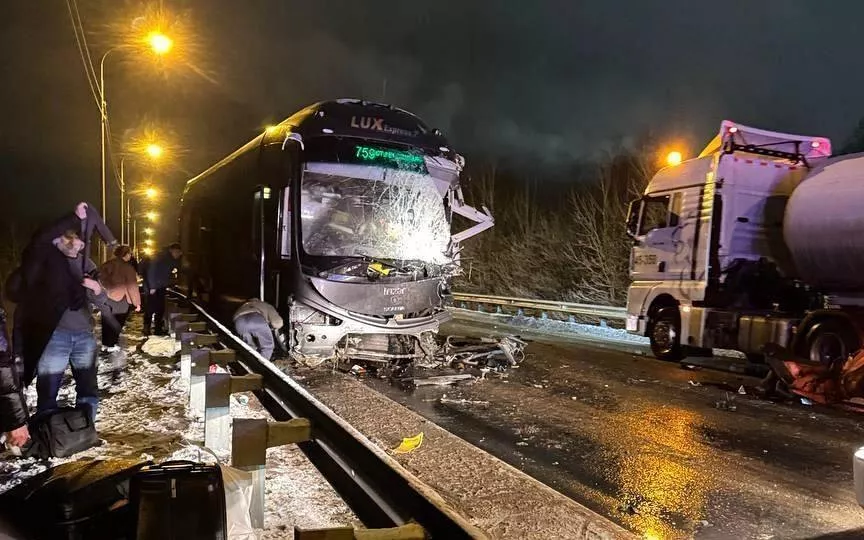 В России разбился автобус Lux Express из Таллина: двое погибших