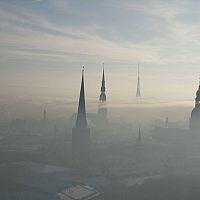 Жёлтое предупреждение: сегодня вечером в Риге образуется густой туман