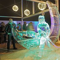 Фестиваль ледяных скульптур в Елгаве: теперь и бесплатная зона!