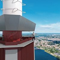 Смотровая площадка с рестораном над Ригой: когда откроется телебашня на Закюсале?