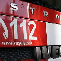 Дым над Шкиротавой: в Риге горели металлические отходы Дым над Шкиротавой: в Риге горели металлические отходы