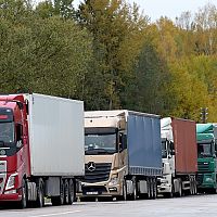 Белоруссия закрыла выезд грузовиков с номерами Литвы в Европу Белоруссия закрыла выезд грузовиков с номерами Литвы в Европу