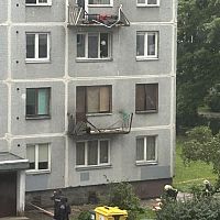 Когда рухнет следующий балкон в латвийской многоэтажке?