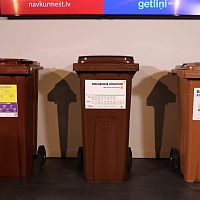 Куда пропал биоконтейнер? Жители Риги в недоумении