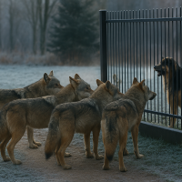 «Пока волки не съедят детей…». Хищники под Валмиерой обнаглели (ВИДЕО)