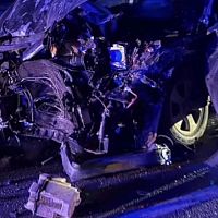 Кошмарная авария в Латгалии. Женщина с ребёнком вышла из машины после ДТП прямо под колёса