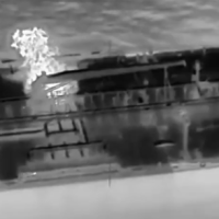 Украина впервые поразила танкер «теневого флота» РФ в Средиземном море (ВИДЕО)