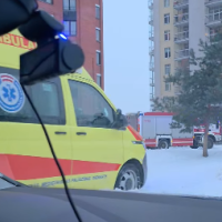 В высотке в Иманте произошёл пожар; 30 человек эвакуированы (ВИДЕО) В высотке в Иманте произошёл пожар; 30 человек эвакуированы (ВИДЕО)