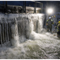 Лёд нарушил водоснабжение Таллинна в новогоднюю ночь Лёд нарушил водоснабжение Таллинна в новогоднюю ночь
