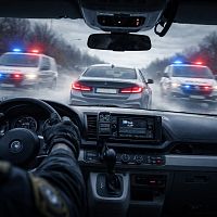 Опять эти проклятые BMW! Погоня и авария на мосту, ранены полицейские