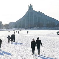 Снегопад и потепление по всей Латвии: погода в четверг