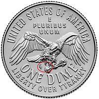 А где же оливковая ветвь? Новая монета США на что-то намекает?